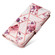iPhone 14 Plus Marble Bronzing Stitching Horizontal Flip PU Leather Case - Rose Gold