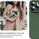 iPhone 14 Plus Microfiber Liquid Silicone Shockproof Phone Case - Dark Green