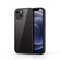 iPhone 14 Plus Ming Shield Hybrid Frosted Transparent Phone Case - Black