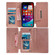 iPhone 14 Plus Multifunctional 7-Cards Wallet Leather Phone Case - Rose Gold