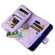 iPhone 14 Plus Multifunctional Card Slot Zipper Wallet Flip Leather Phone Case - Purple