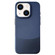 iPhone 14 Plus Napa Texture PC + Leather Phone Case - Royal Blue