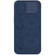 iPhone 14 Plus NILLKIN QIN Series Pro Crazy Horse Texture Leather Case - Blue