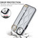 iPhone 14 Plus Non-slip Full Coverage Ring PU Phone Case with Wristband - Silver