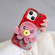 iPhone 14 Plus Octopus Plush TPU Phone Case - Red