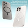 iPhone 14 Plus PC Corrugated MagSafe Phone Case - White