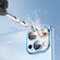 iPhone 14 Plus Plating Frosted Hardware Shockproof Phone Case - Silver
