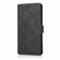 iPhone 14 Plus Retro Magnetic Closing Clasp Leather Case - Black