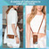 iPhone 14 Plus Rhombic Texture Card Bag Phone Case with Long Lanyard - Brown