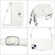 iPhone 14 Plus Rhombic Texture Flip Leather Phone Case with Long Lanyard - White