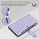 iPhone 14 Plus Rhombic Zipper Wallet Leather Phone Case - Purple