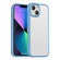 iPhone 14 Plus Shadow Series Frosted Airbag Shockproof Phone Case - Light Blue