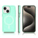 iPhone 14 Plus Shockproof MagSafe Armor PC Hybrid TPU Phone Case - Mint Green+Grayish Green