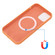 iPhone 14 Plus Shockproof Silicone Magsafe Case - Gold Orange
