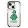 iPhone 14 Plus Simple Illustration Pattern Full Coverage Phone Case - Green Dinosaur A