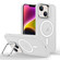 iPhone 14 Plus Skin Feel Lens Holder Magsafe Phone Case - Transparent