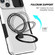 iPhone 14 Plus Sliding Camshield MagSafe Holder TPU Hybrid PC Phone Case - Black White
