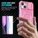 iPhone 14 Plus Sliding Camshield MagSafe Holder TPU Hybrid PC Phone Case - Purple Pink