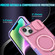 iPhone 14 Plus Sliding Camshield MagSafe Holder TPU Hybrid PC Phone Case - Purple Pink
