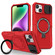 iPhone 14 Plus Sliding Camshield MagSafe Holder TPU Hybrid PC Phone Case - Red