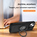 iPhone 14 Plus Sliding Camshield TPU Hybrid PC Magnetic Holder Phone Case - Black