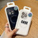 iPhone 14 Plus Small Window Acrylic Glass Lens MagSafe Silicone Phone Case - Midnight Blue