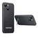 iPhone 14 Plus SULADA Famous Artisan Series Litchi Leather PC + TPU Phone Case - Black