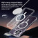 iPhone 14 Plus SULADA Jingpin Series All-inclusive Lens Electroplated TPU Phone Case - Blue