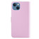iPhone 14 Plus Tricolor Stitching Flip Leather Phone Case - Pink
