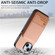 iPhone 14 Plus Twill Fabric Leather Vertical Flip RFID Card Bag Phone Case - Pink