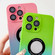 iPhone 14 Plus Two-color Gradient MagSafe TPU Phone Case - Yellow+Red