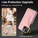 iPhone 14 Plus Ultra-thin Shockproof Phone Protective Case with Holder - Rose Gold