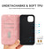 iPhone 14 Plus Wireless Charging Magsafe Leather Phone Case - Pink