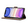 Frosted Anti-theft Brush Horizontal Flip Leather Case with Holder & Card Slots & Wallet iPhone 11 - Coffee