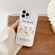 iPhone 11 2 in 1 Detachable Painted Pattern Phone Case - White Dancing