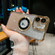 iPhone 11 6D Electroplating Gradient Glitter Armor Magsafe Phone Case - Gold