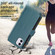 iPhone 11 9 Card Slots Zipper Wallet Leather Flip Phone Case - Green