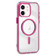 iPhone 11 Acrylic Hybrid TPU Airbag Shockproof MagSafe Phone Case - Rose Red