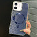 iPhone 11 AG Carbon Fiber Frameless MagSafe Phone Case - Blue