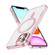 iPhone 11 Airbag Magsafe PC Hybrid TPU Phone Case - Clear Pink