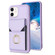 iPhone 11 BF29 Organ Card Bag Ring Holder Phone Case - Purple