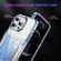 iPhone 11 Card Holder Acrylic Hybrid TPU Phone Case - Transparent Blue