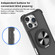 iPhone 11 CD Texture 360 Degree Rotating Holder MagSafe Phone Case - Grey