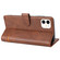 iPhone 11 Classic Wallet Flip Leather Phone Case - Brown