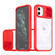 iPhone 11 Clear Acrylic + PC + TPU MagSafe Lens Sliding Cover Full Coverage Phone Case - The Chinese Red