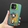 iPhone 11 Color Ink Frosted PC+TPU Phone Case - Silly Dog