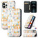 iPhone 11 Colored Drawing Magnetic Horizontal Flip PU Leather Case with Holder & Card Slots & Wallet - Nordic Rhombus