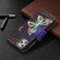 iPhone 11 Colored Drawing Pattern Zipper Horizontal Flip Leather Case with Holder & Card Slots & Wallet - Butterfly