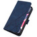 iPhone 11 Crossbody 3D Embossed Flip Leather Phone Case - Blue