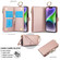 iPhone 11 Crossbody Ring Multifunctional Wallet Leather Phone Case - Rose Gold